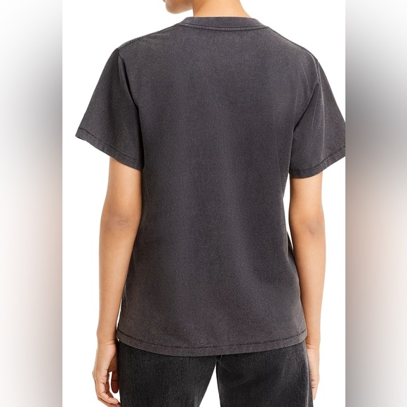 Anine Bing washed Black Graphic T-Shirt, size XS - Picture 11 of 11